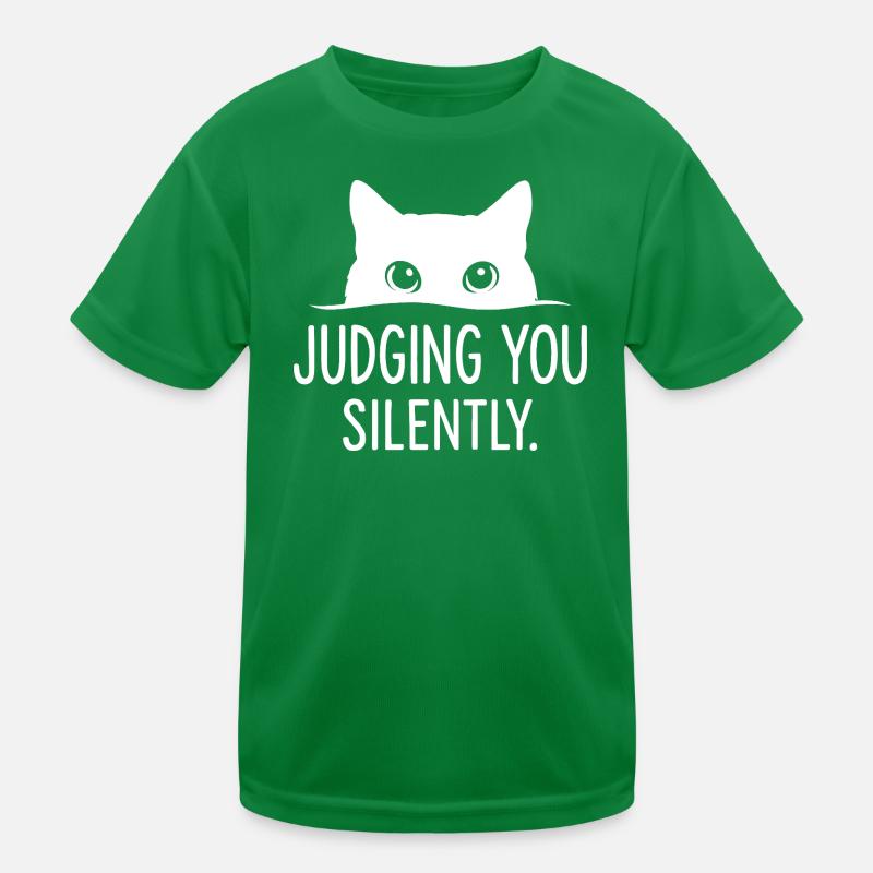 Cat humor, cat gift idea, funny pets Kids Functional T-Shirt