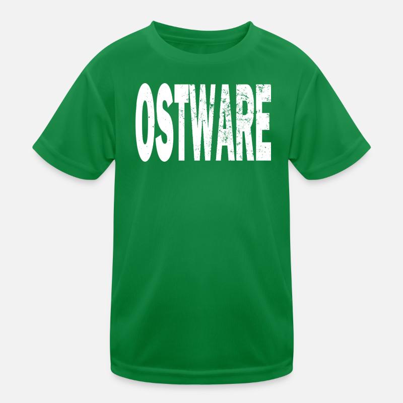 DDR Ostware Fun Ostalgie Gift Pullover Hoodie T-Shirt Kids Functional T-Shirt