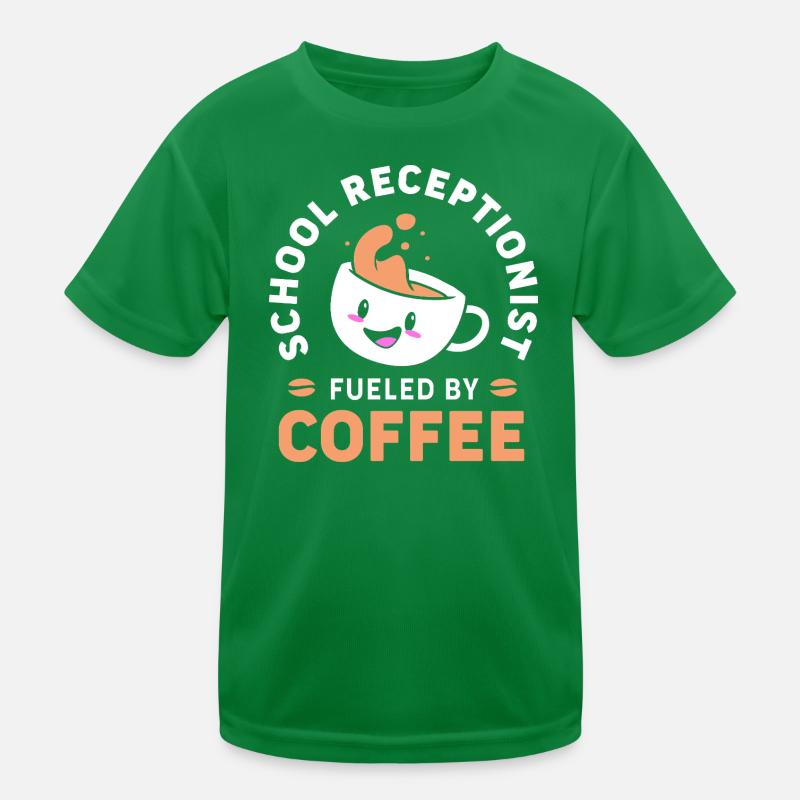 Receptionist School Receptionist Kids Functional T-Shirt