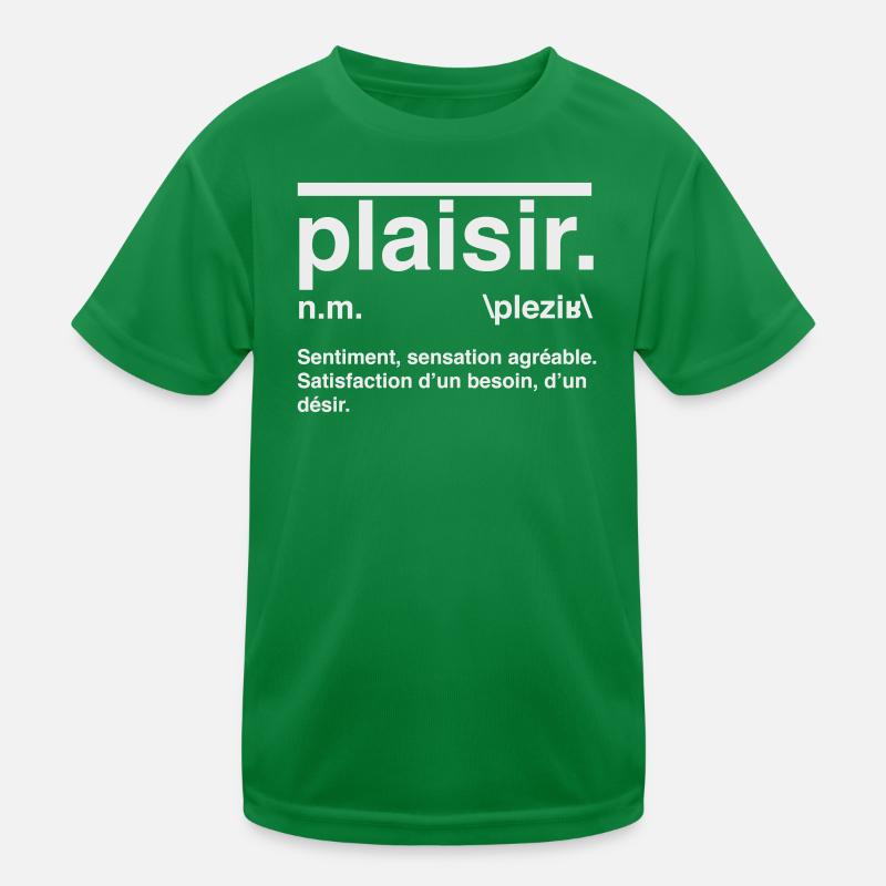 Pleasure Definition Dictionary Style Kids Functional T-Shirt