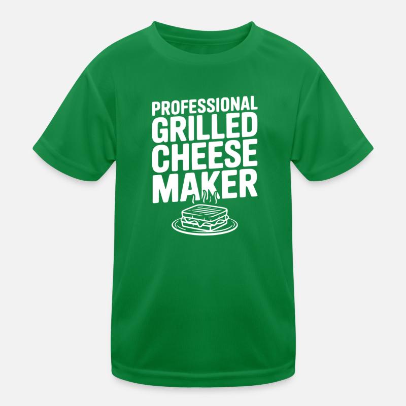 Professional Grilled Cheese Maker Kids Functional T-Shirt