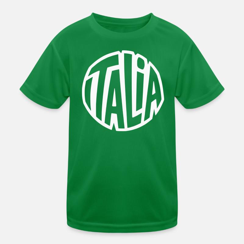 Italia Circle Logo T-shirt sport Enfant