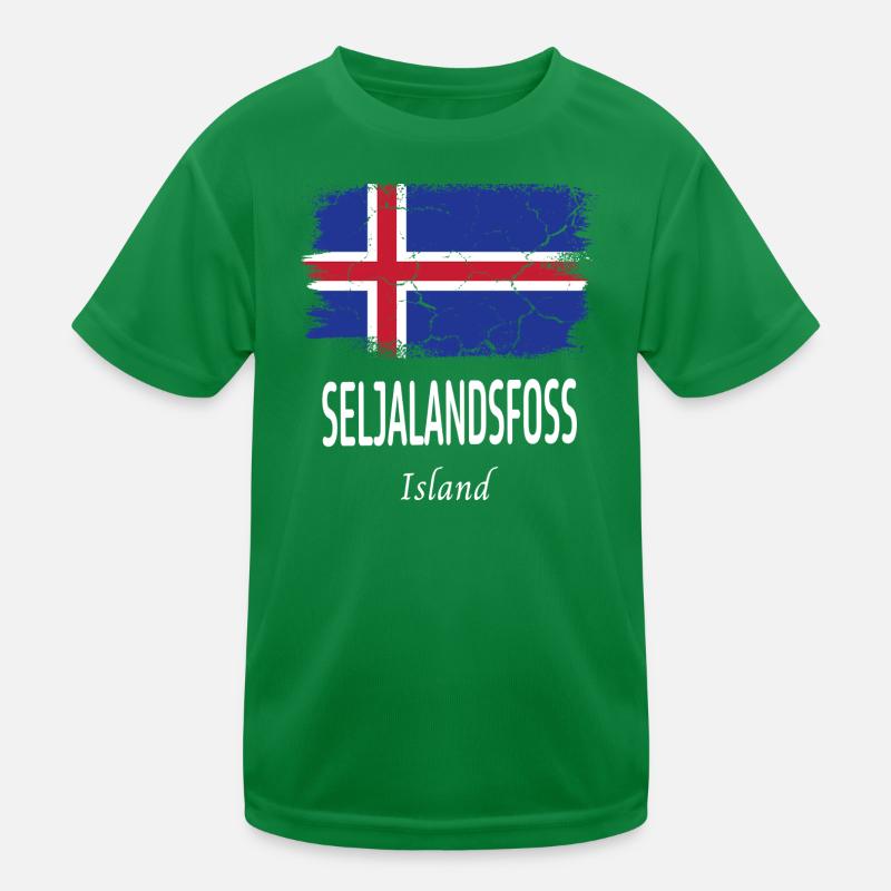 Seljalandsfoss T-shirt sport Enfant