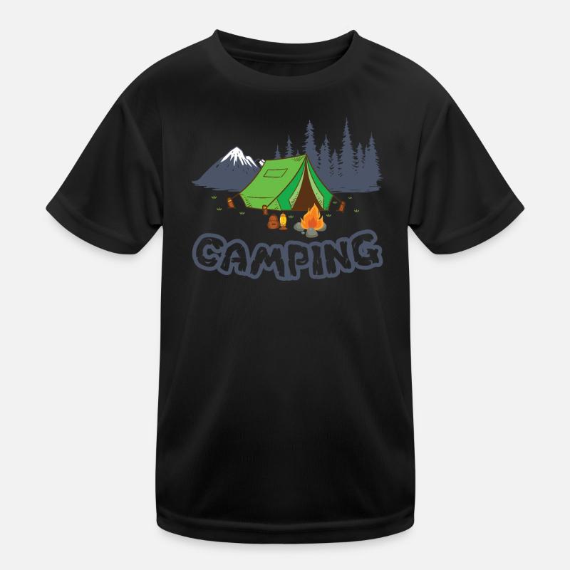 Camping Kids Functional T-Shirt