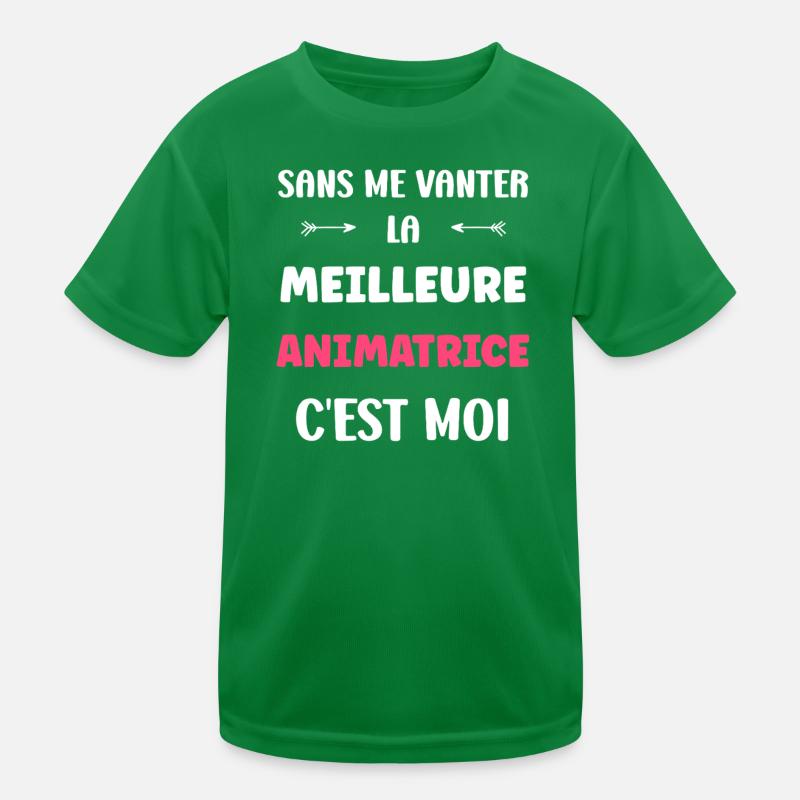 animatrice T-shirt sport Enfant