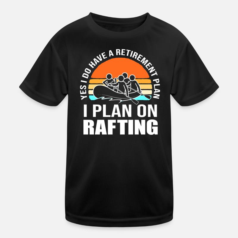 Paddelboot Kajakfahren Kajak Rafting Kinder Funktions-T-Shirt