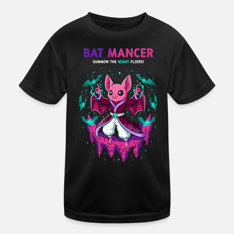 Fantasme de Bat Mancer Invoquant des Aviateurs de Nuit T-shirt sport Enfant