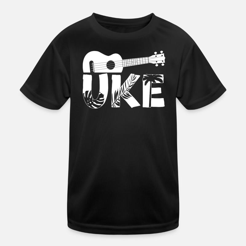 Hawaiian Ukulele Uke Uke Kids Functional T-Shirt