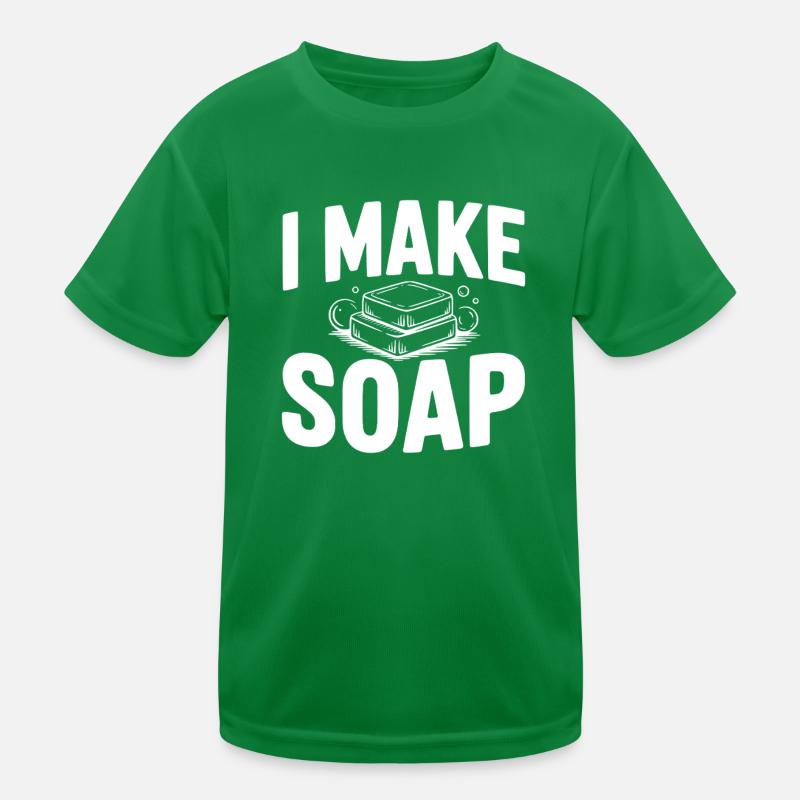 I Make Soap Kids Functional T-Shirt