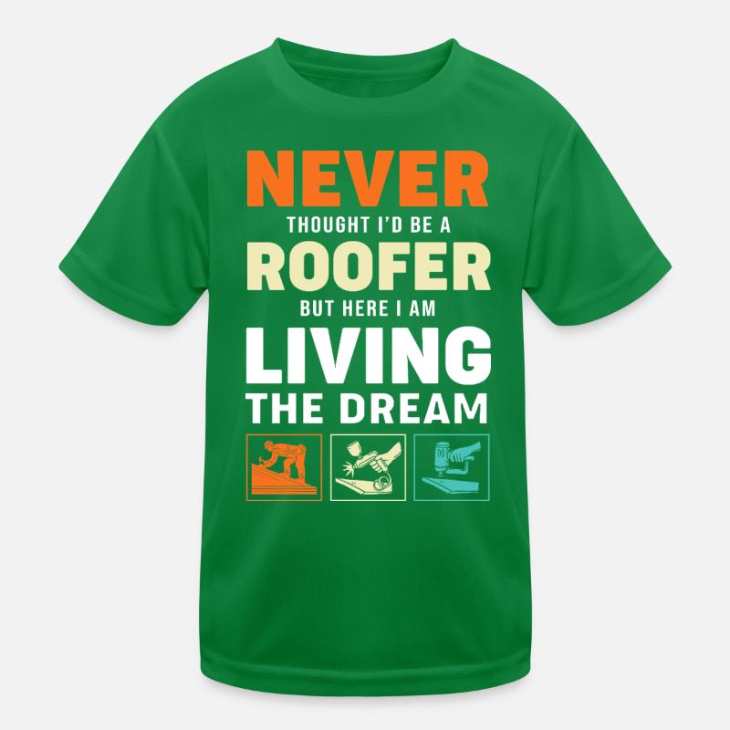 Roofer Kids Functional T-Shirt
