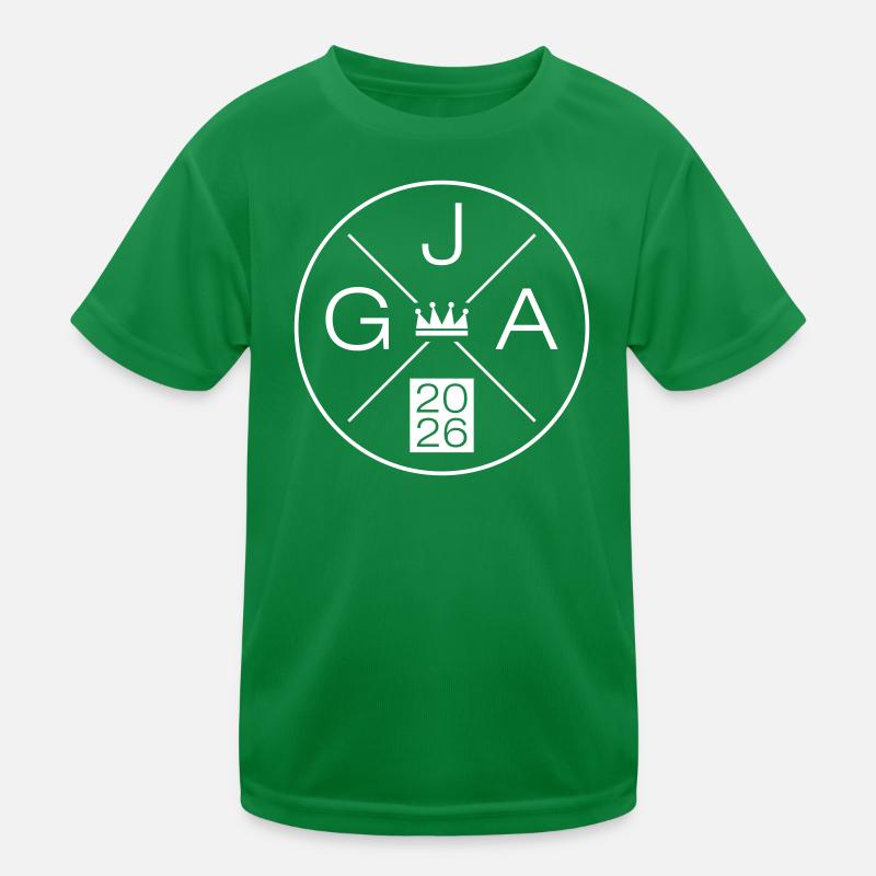 Jga 2026 Bachelor Party Crown Symbol Kids Functional T-Shirt