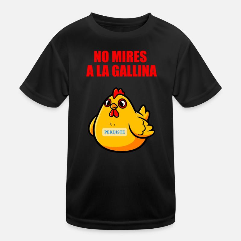 Ne regarde pas la poule T-shirt sport Enfant