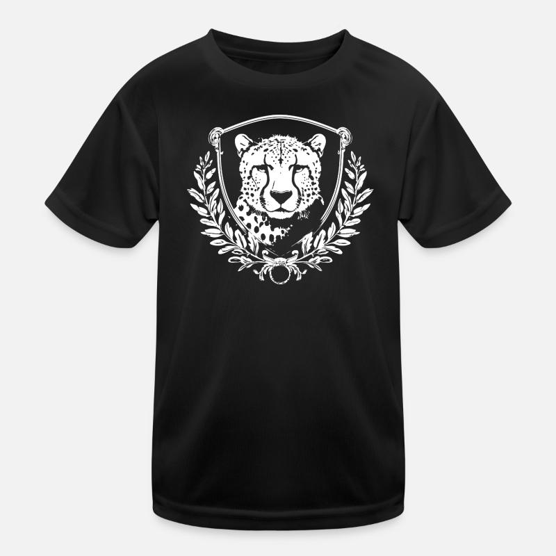 Leopard seal with laurel Kids Functional T-Shirt