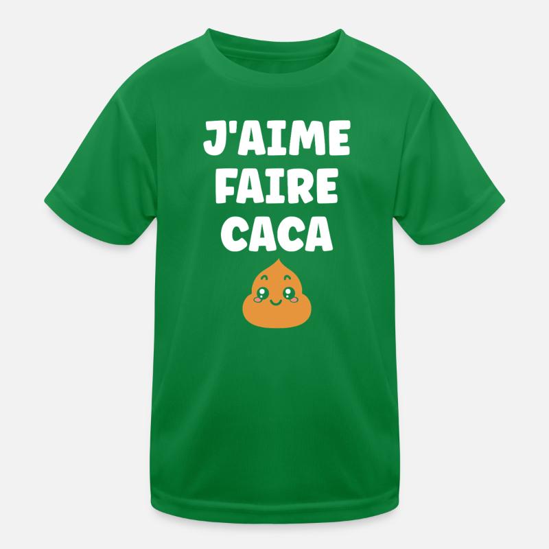 caca T-shirt sport Enfant