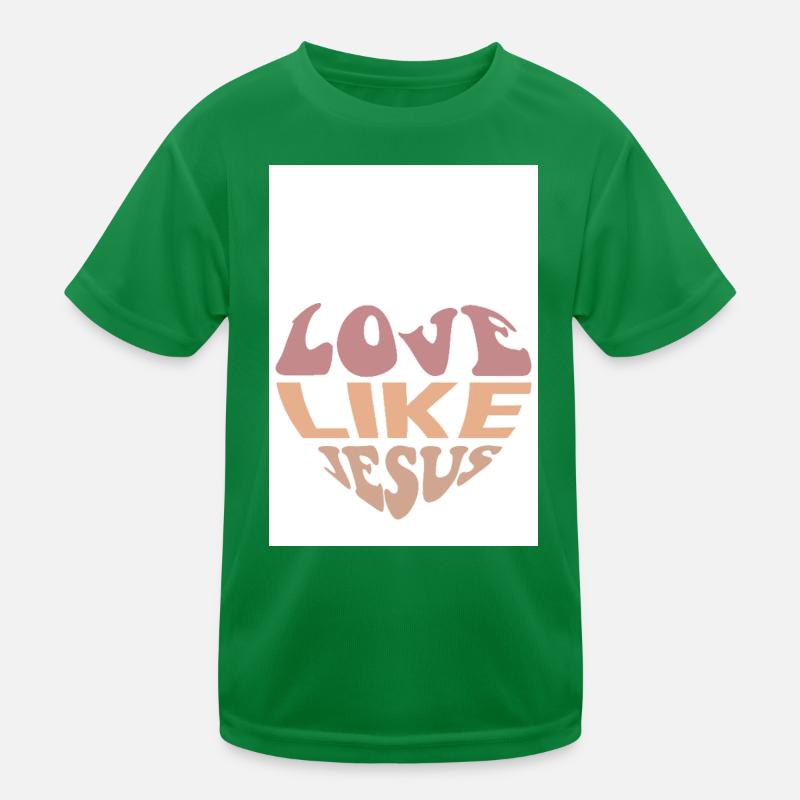 Aimez comme Jésus T-shirt sport Enfant