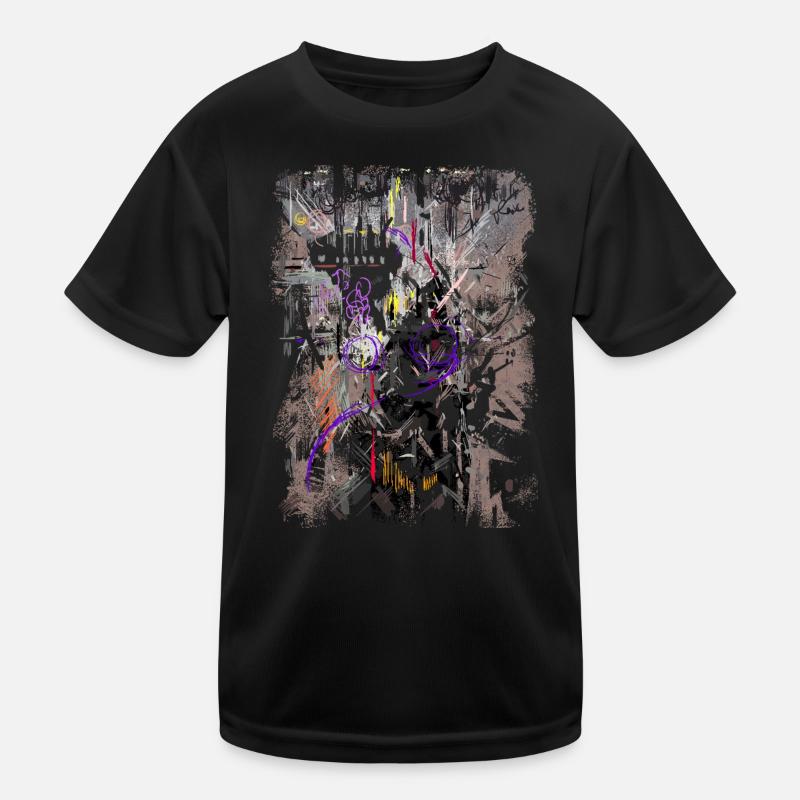 Abstract Texture Kids Functional T-Shirt