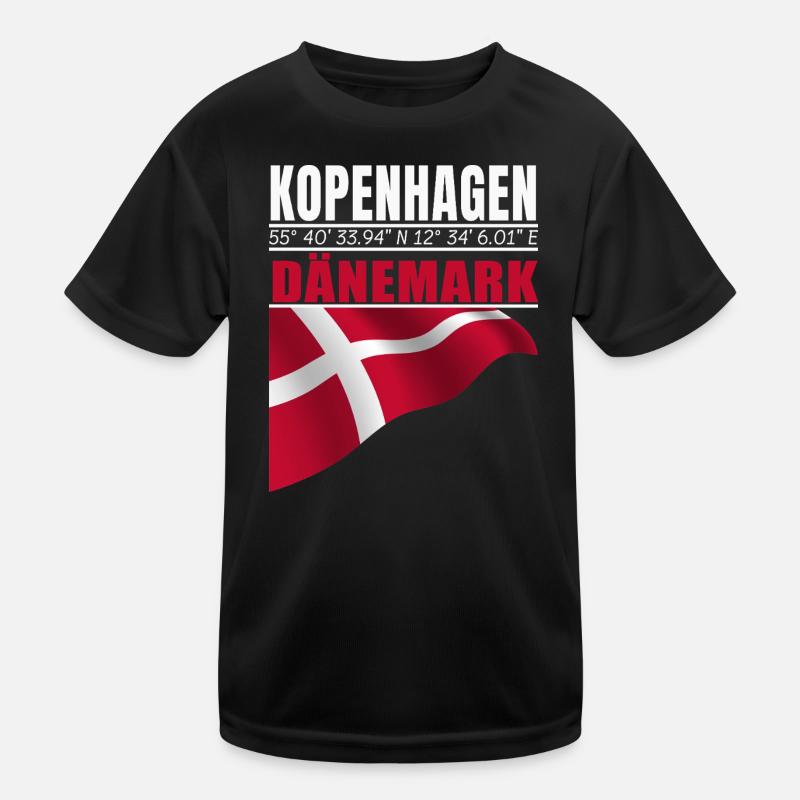 Kopenhagen Kinder Funktions-T-Shirt