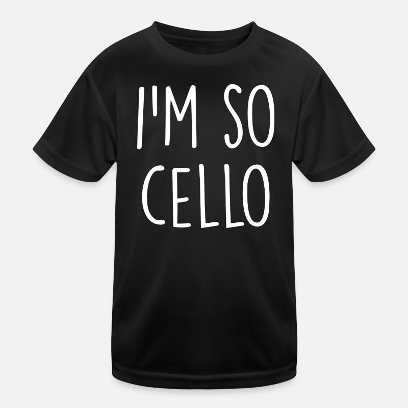 Cello Violine Kinder Funktions-T-Shirt