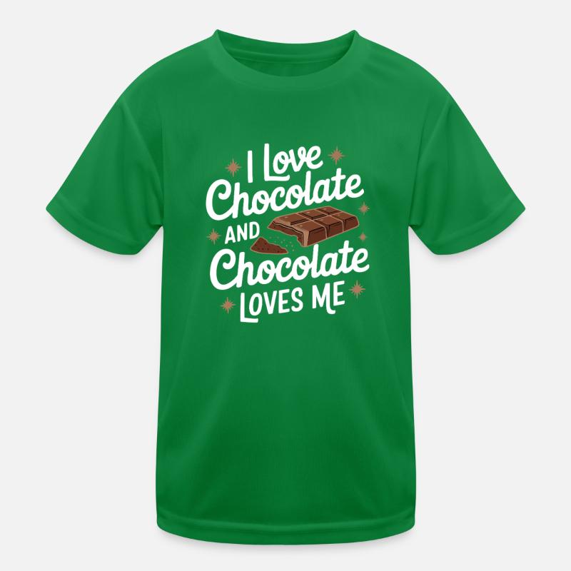chocolat T-shirt sport Enfant