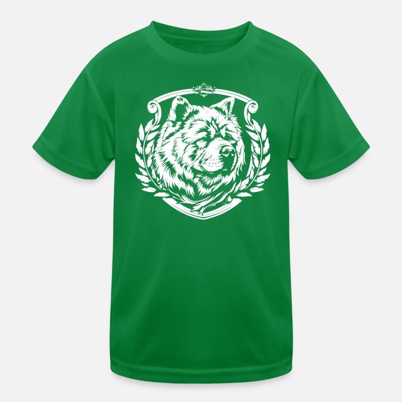 Hunde Wappen Kinder Funktions-T-Shirt