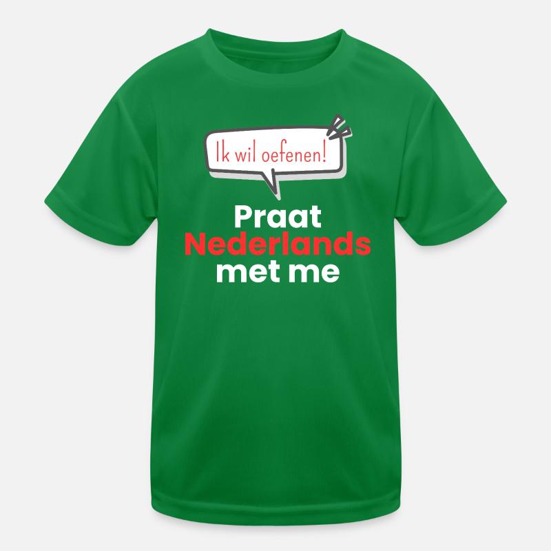 Parle néerlandais avec moi T-shirt sport Enfant