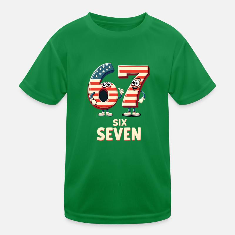 US Flag 67 Memes Six Seven T-shirt sport Enfant