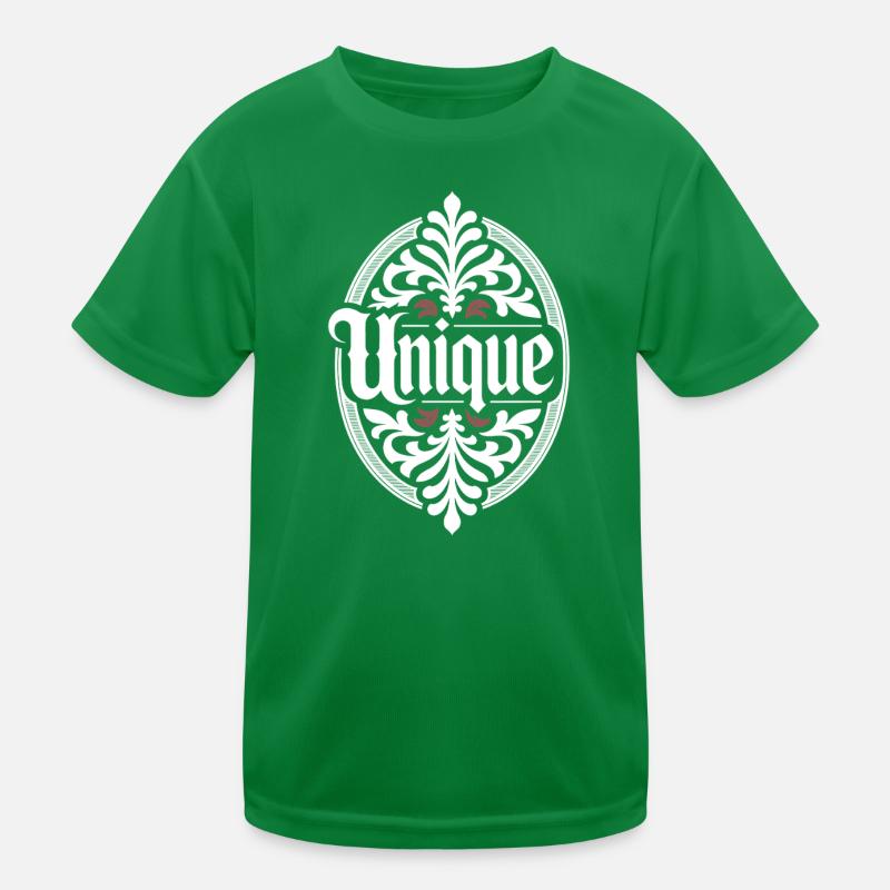 Unique Einzigartig Unikat Selbstwert Einzig Artig Kinder Funktions-T-Shirt