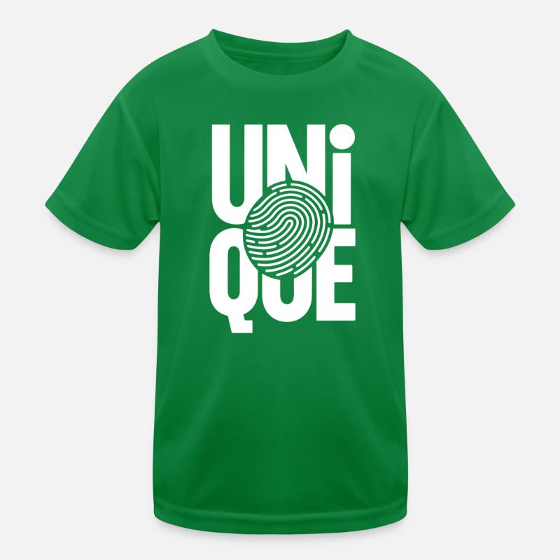 Unique Einzigartig Unikat Selbstwert Einzig Artig Kinder Funktions-T-Shirt