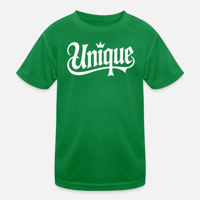 Unique Einzigartig Unikat Selbstwert Einzig Artig Kinder Funktions-T-Shirt