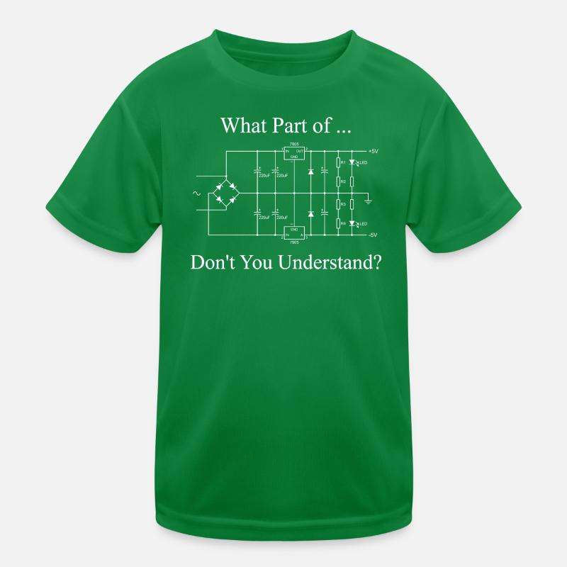 Electrical Engineer Funny Engineering Sarcasm Kids Functional T-Shirt
