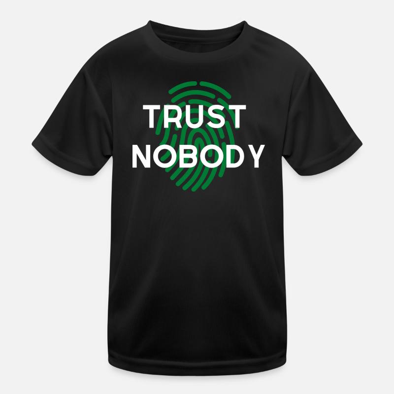 WIDM – Vertraue niemandem. Kinder Funktions-T-Shirt