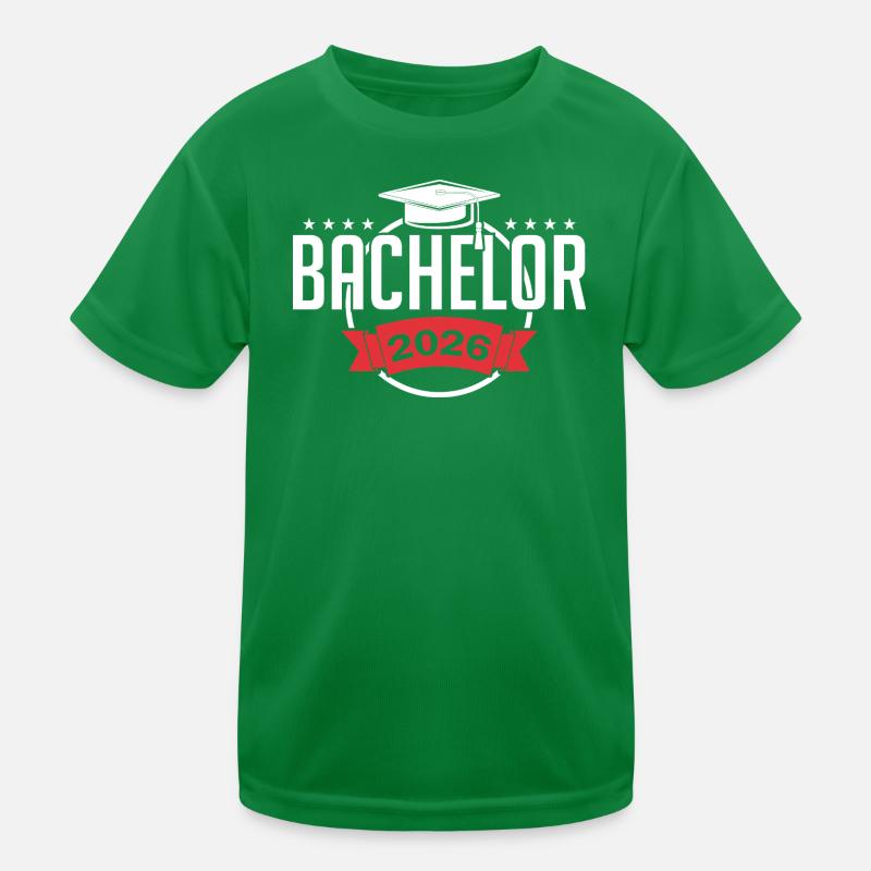Bachelor 2026 Abschluss Promotion Sponsion Kinder Funktions-T-Shirt