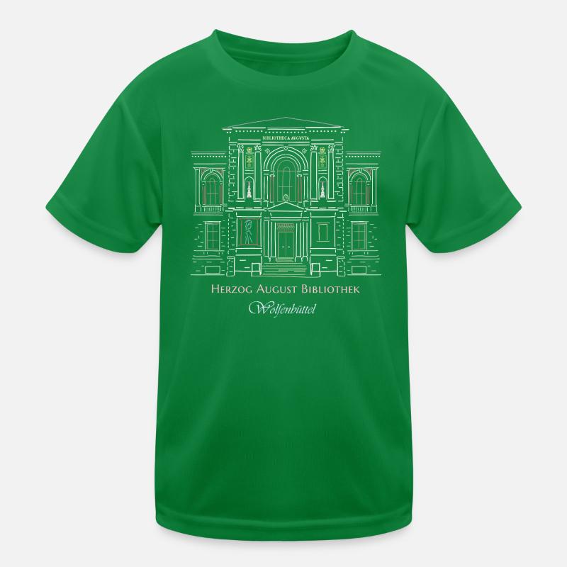 Wolfenbüttel, Bibliothek handgezeichnet Kinder Funktions-T-Shirt