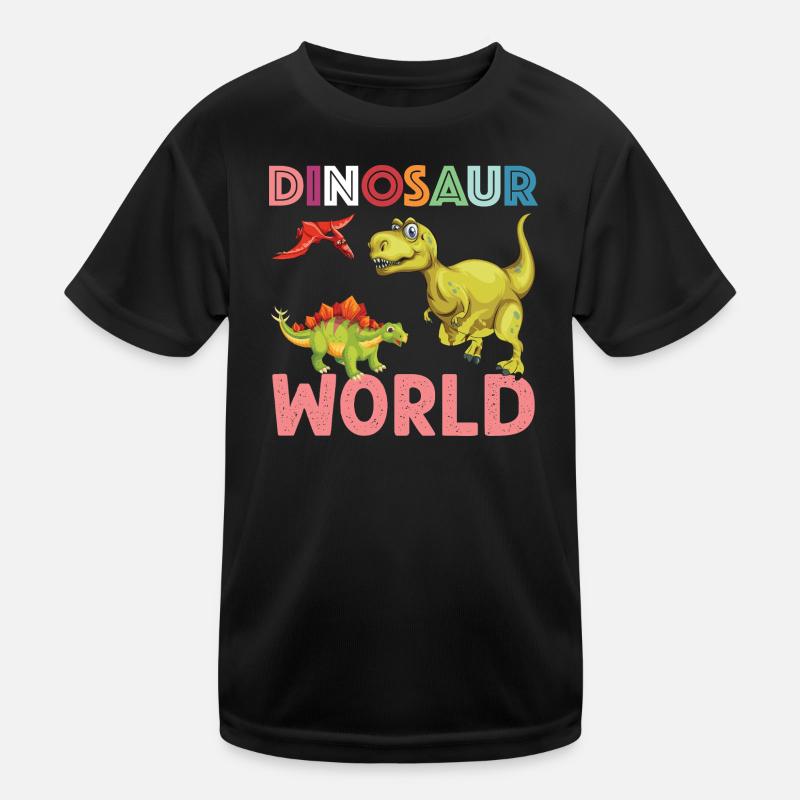 Dinosaur World sympa T-shirt sport Enfant