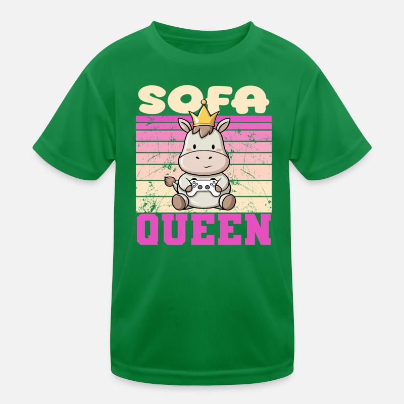 gamerin tier controller Kinder Funktions-T-Shirt