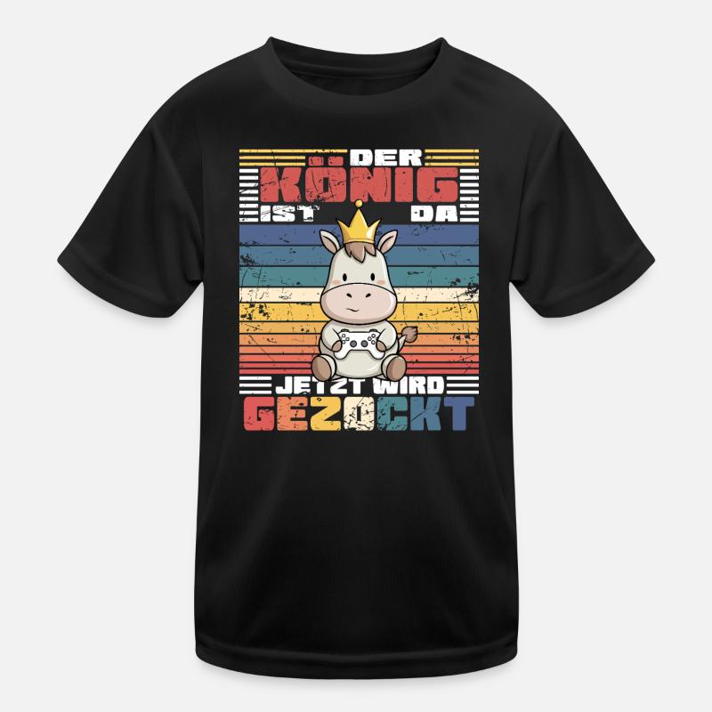Game King computer game Kids Functional T-Shirt