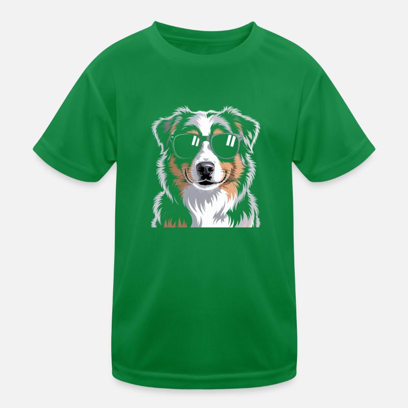 Australian Shepherd Kinder Funktions-T-Shirt