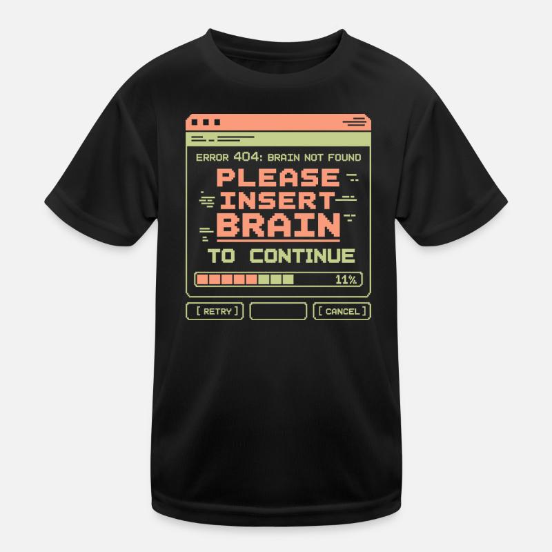 Erreur 404 : Conception de pixels non trouvée T-shirt sport Enfant
