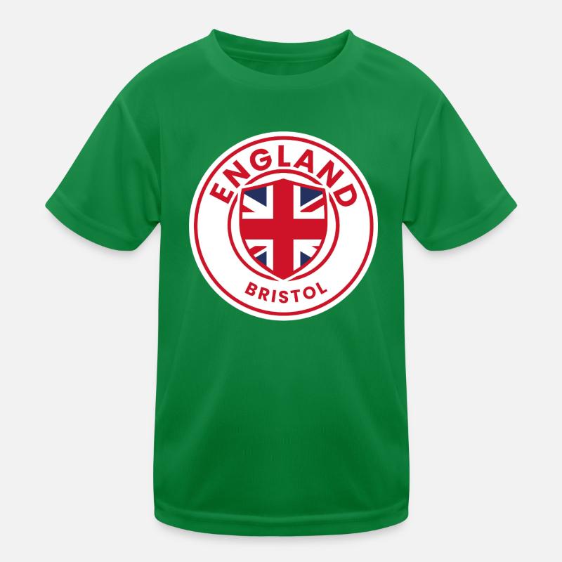 England Bristol emblem Kids Functional T-Shirt