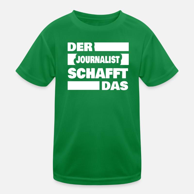 journalist Kids Functional T-Shirt