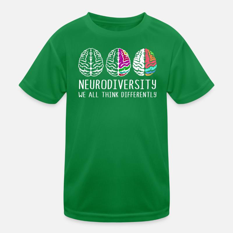 Neurodiversity Autism Brain ADHD Asperger Kids Functional T-Shirt