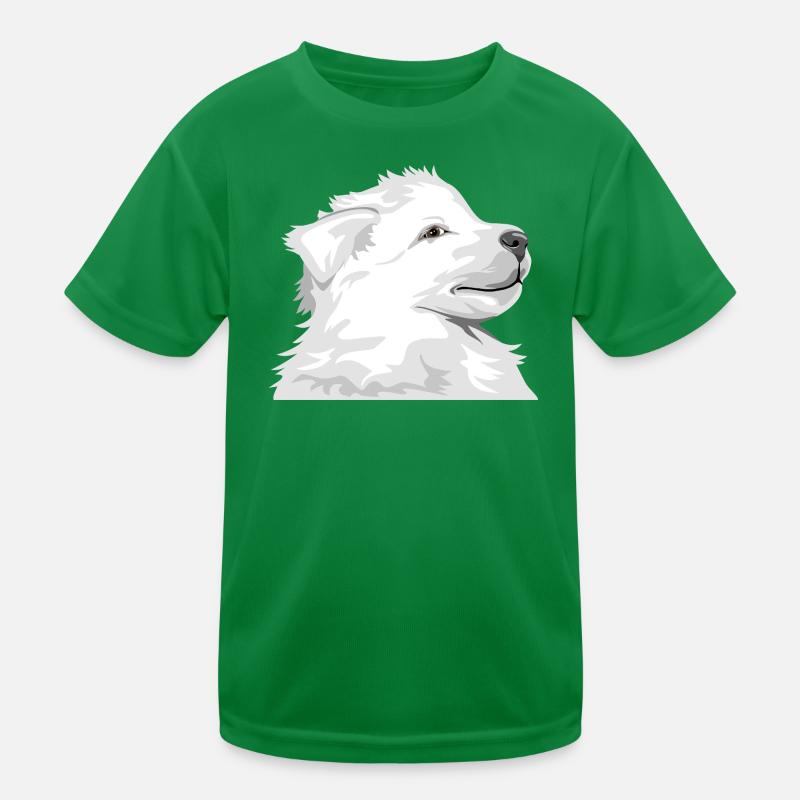 Chiot blanc T-shirt sport Enfant