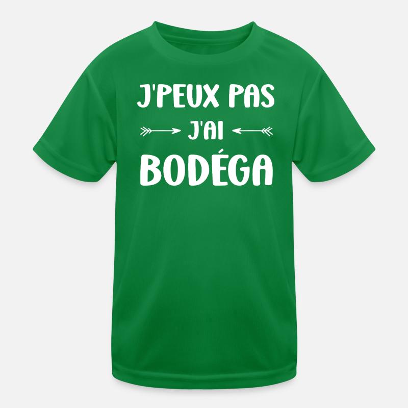 Ich kann nicht, ich habe Bodéga Kinder Funktions-T-Shirt