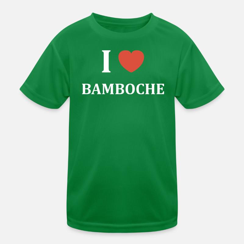 Ich mag Bamboche Kinder Funktions-T-Shirt