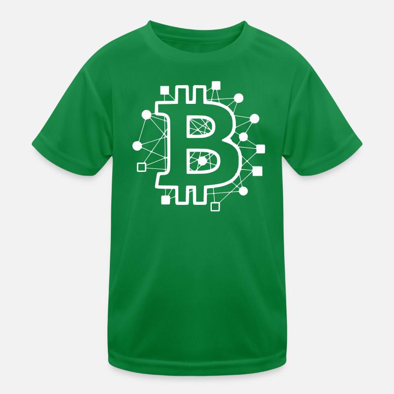 Bitcoin Platine Circuit Tech Krypto Kinder Funktions-T-Shirt