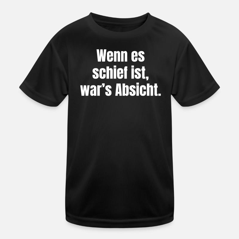 If it's crooked, it was intentional Kids Functional T-Shirt