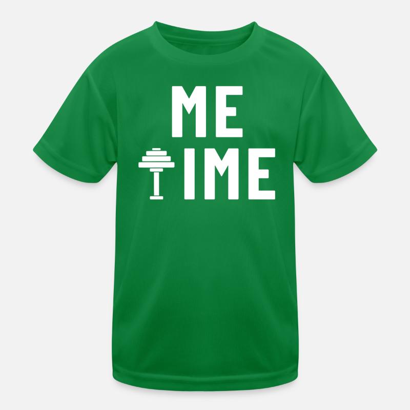 Me Time Dumbbell Gym Kids Functional T-Shirt