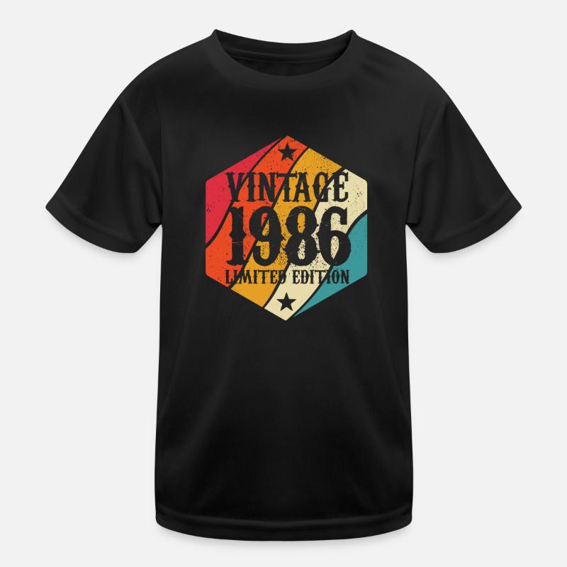 Limited Edition 1986 Geburtstag Geschenk Kinder Funktions-T-Shirt