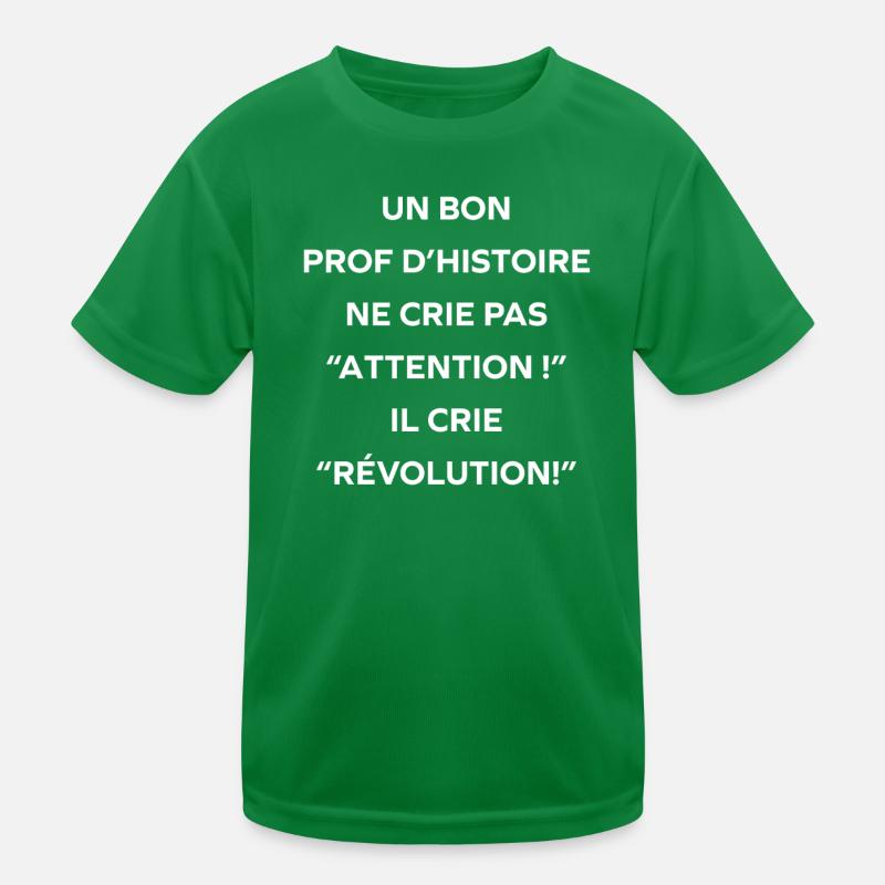 Geschichtslehrer der Cree-Revolution Kinder Funktions-T-Shirt