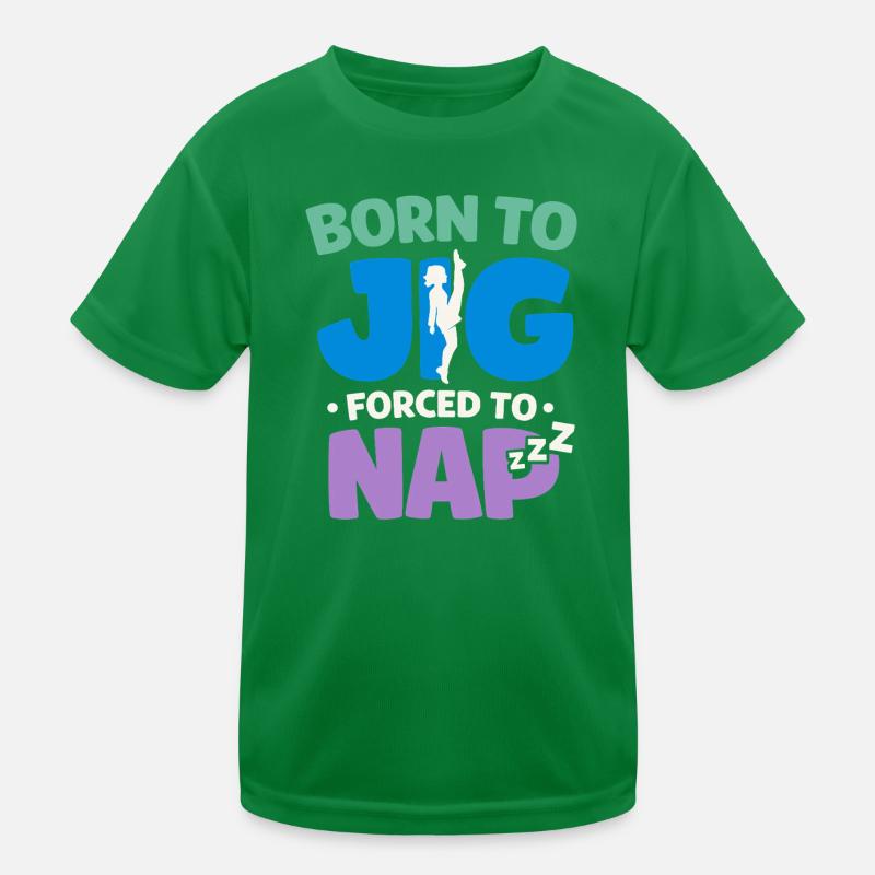 Irish Dance Step-dancing Celtic Fan Kids Functional T-Shirt